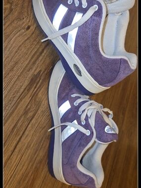 VTG 90s Skechers Jammers Purple Suede Chunky Platform Sneakers
womens 9  (Y2K)